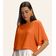 Blusa Feminina Box Manga Ampla Viscose Endless Laranja M / Laranja