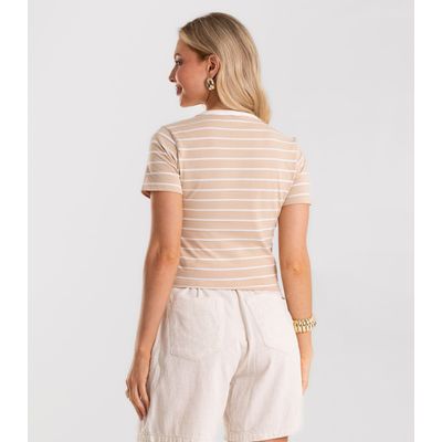 Blusa Feminina em Cotton Leve Rovitex Marrom GG / Marrom
