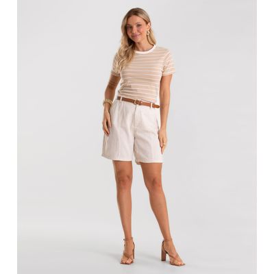 Blusa Feminina em Cotton Leve Rovitex Marrom GG / Marrom