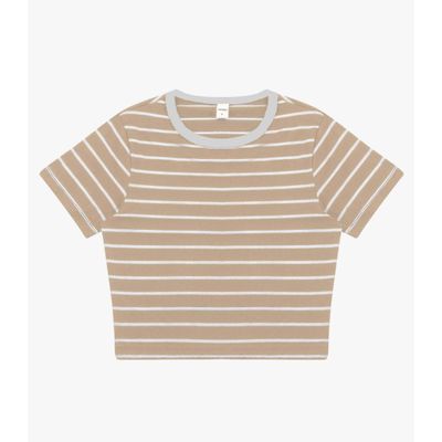 Blusa Feminina em Cotton Leve Rovitex Marrom G / Marrom