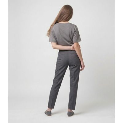 Blusa Feminina Com Manga Godê Infinita Cor Cinza M / Cinza