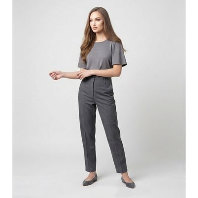 Blusa Feminina Com Manga Godê Infinita Cor Cinza M / Cinza