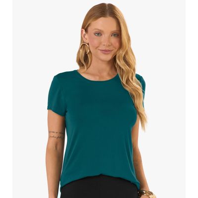 Blusa Feminina Andorra Flamê Básica Rovitex Verde GG / Verde