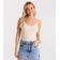 Blusa De Alça Feminina Canelada Rovitex Bege P / Bege