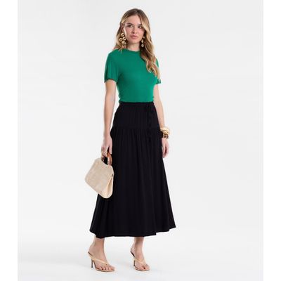 Blusa Feminina Em Ribana Endless Verde G / Verde