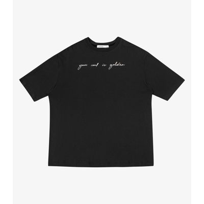 Blusa Feminina Ampla Com Estampa Endless Preto M / Preto