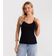 Blusa De Alça Feminina Canelada Rovitex Preto M / Preto