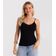 Blusa De Alça Feminina Canelada Rovitex Preto GG / Preto
