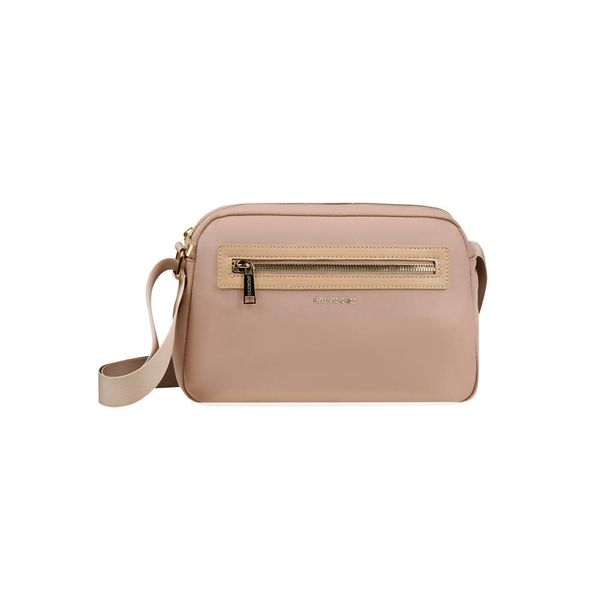 Bolsa Transversal Feminina Nylon Premiere Bege U / Bege