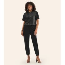 Blusa Feminina Ampla Rovitex Preto