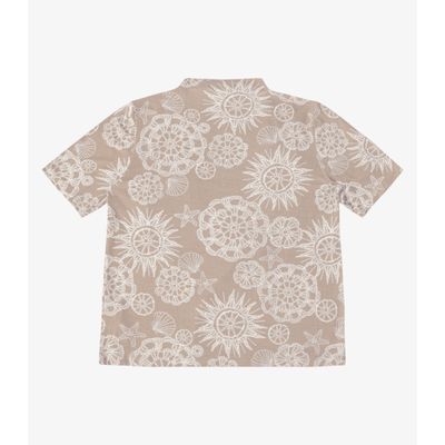 Blusa Feminina Box Estampada Gola Chaminé Endless Marrom G / Marrom