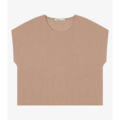 Blusa Feminina Box Em Sarja Lisa Endless Marrom GG / Marrom