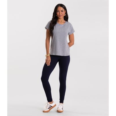 Blusa Feminina Canelada Rovitex Cinza P / Cinza