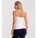 Blusa De Alça Feminina Canelada Rovitex Branco P / Branco