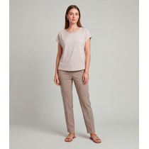 Blusa Feminina em Malha Infinita Cor Marrom