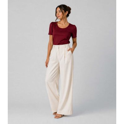 Blusa Feminina Em Malha Langui Infinita Cor Roxo G / Roxo