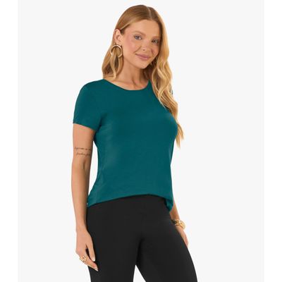 Blusa Feminina Andorra Flamê Básica Rovitex Verde P / Verde