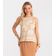 Blusa Feminina Com Alça Meia Malha Rovitex Marrom M / Marrom