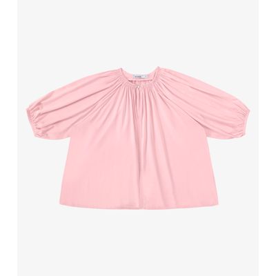 Blusa Feminina Ampla Com Lastex Em Viscose Endless Rosa G / Rosa