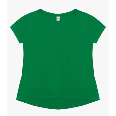 Blusa Básica Feminina Viscotorcion Rovitex Verde GG / Verde