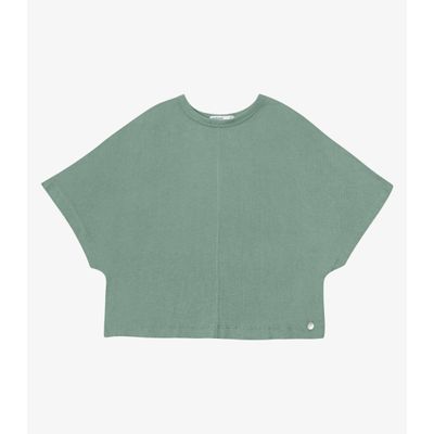 Blusa Feminina Ampla Viscotricot E Ribana Endless Verde M / Verde