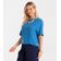 Blusa Feminina Box Em Tecido Viscose Rovitex Azul P / Azul