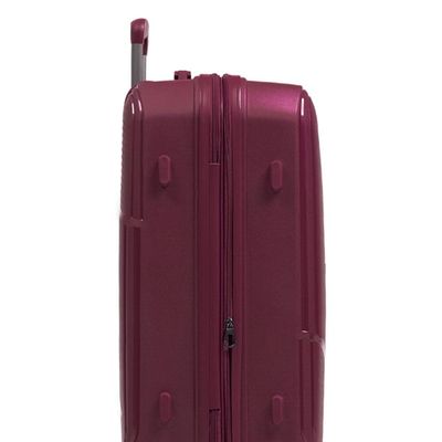 Mala de Viagem Grande 32 Kg Polipropileno 4 Rodas Seul Vinho G / Vinho