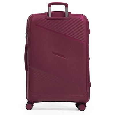 Mala de Viagem Grande 32 Kg Polipropileno 4 Rodas Seul Vinho G / Vinho