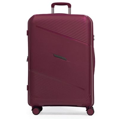 Mala de Viagem Grande 32 Kg Polipropileno 4 Rodas Seul Vinho G / Vinho