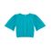 Blusa Feminina Com Franzido Na Manga Infinita Cor Azul P / Azul