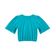 Blusa Feminina Com Franzido Na Manga Infinita Cor Azul M / Azul