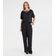 Blusa Feminina Decote Quadrado Em Tecido Rovitex Preto GG / Preto