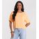 Blusa Feminina Box Em Tecido Viscose Rovitex Laranja M / Laranja