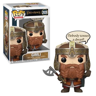 Boneco Funko Pop! Sayings O Senhor dos Anéis - Gimli