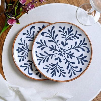 Prato de Sobremesa 19cm Coup Stoneware Coimbra Porto Brasil Avulso Decorado
