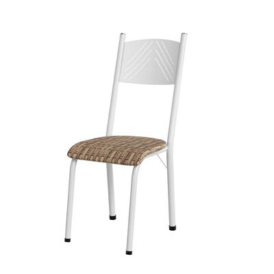 Conjunto de Mesa Harpia 4 Cadeiras Vidro Temperado Artefamol Branco