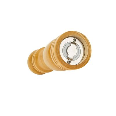 Conjunto Moedor de Pimenta e Saleiro 15cm Bambu Sistema Cerâmico Antibacteriano Euro Home Natural