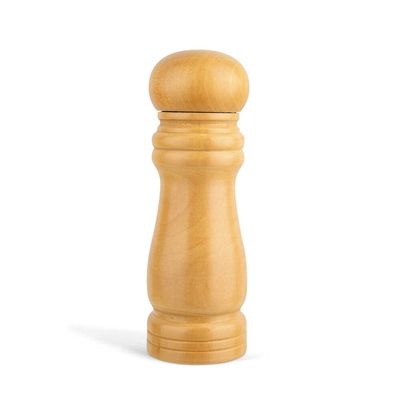 Conjunto Moedor de Pimenta e Saleiro 15cm Bambu Sistema Cerâmico Antibacteriano Euro Home Natural