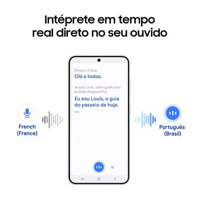 Fones de Ouvido Galaxy Buds Core Intra-auricular Bluetooth Cancelamento de Ruído IA Branco Samsung Branco / Bivolt