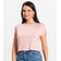 Blusa Básica Feminina Viscotorcion Rovitex Rosa P / Rosa