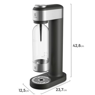 Gaseificador de Água Electrolux Efficient Cinza com Cilindro e Garrafa 1L (ESM01)