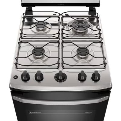 Fogão 4 Bocas FE4IW Efficient PerfectCook VaporBake Bivolt Branco Electrolux Branco / Bivolt