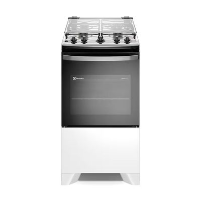 Fogão 4 Bocas FE4IW Efficient PerfectCook VaporBake Bivolt Branco Electrolux Branco / Bivolt
