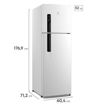 Geladeira Electrolux Frost Free 380L AutoSense Inverter Duplex Branca (IF41) 127V