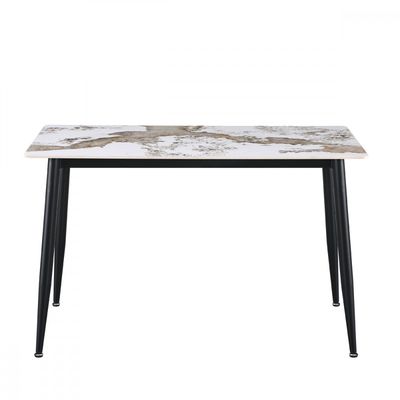 Mesa Com Tampo De Granito 120cm Sala Jantar Cozinha Branco