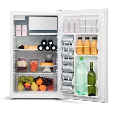 Frigobar 124L MDRD181FGD013 Inverter Prateleiras de Vidro Bivolt Branco Midea Branco / Bivolt