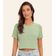 Blusa Básica Feminina Cotton Leve Rovitex Verde GG / Verde
