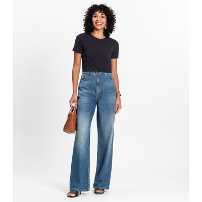 Blusa Básica Feminina Cotton Leve Rovitex Preto GG / Preto