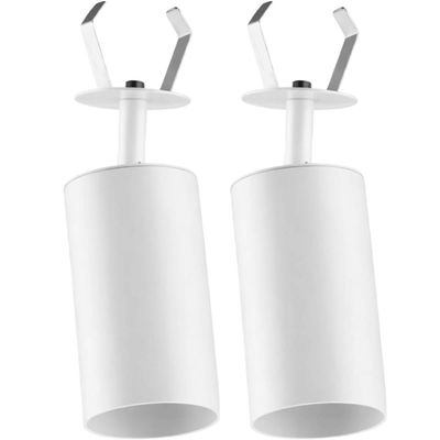 Kit 2 Spot para Trilho Eletrificado Branco Bivolt Luminárias Alumínio E27 Dital