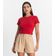 Blusa Cropped Ribana Básica Rovitex Vermelho M / Vermelho